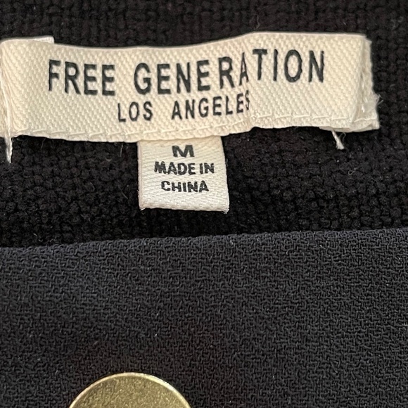 Free Generation Side Snap Striped Track Pants - Picture 9 of 11